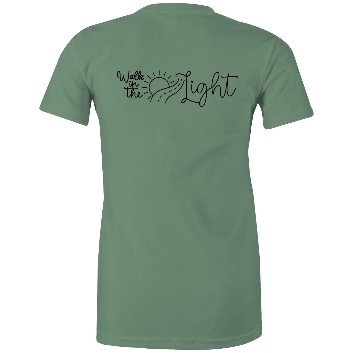 Walk in the Light Women's Christian TShirt