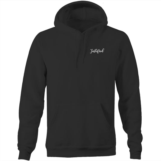 Justified Simple Pocket Hoodie Sweatshirt
