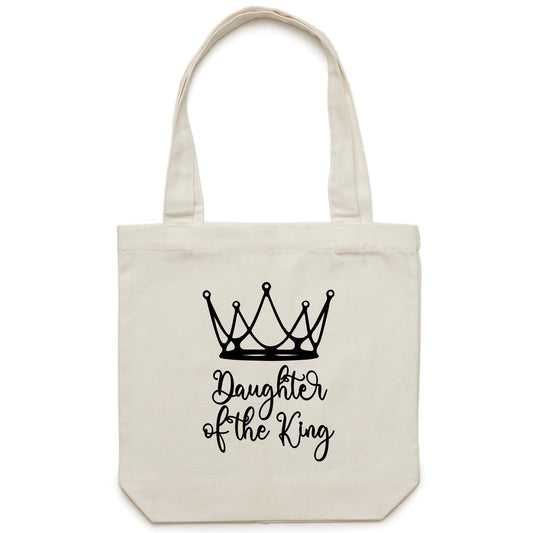 Daughter of the King Canvas Tote Bag (Carrie Style)