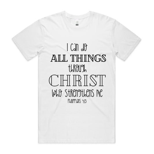 Through Christ Organic Men's Tee