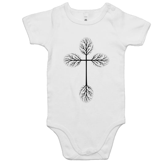 Growing Cross Baby Onesie Romper