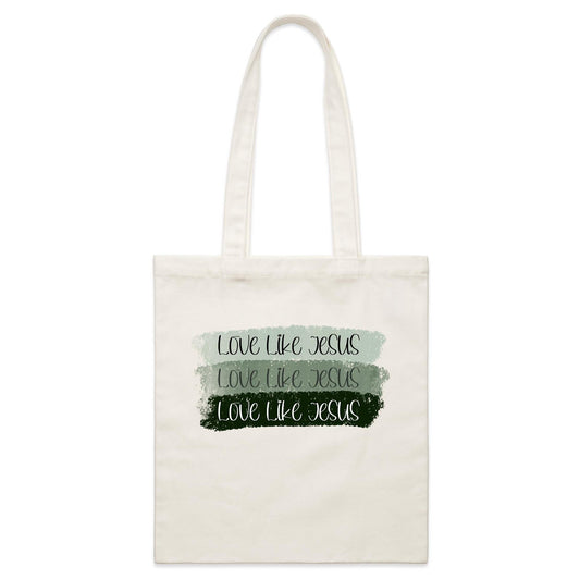 Love Like Jesus Parcel Canvas Tote Bag