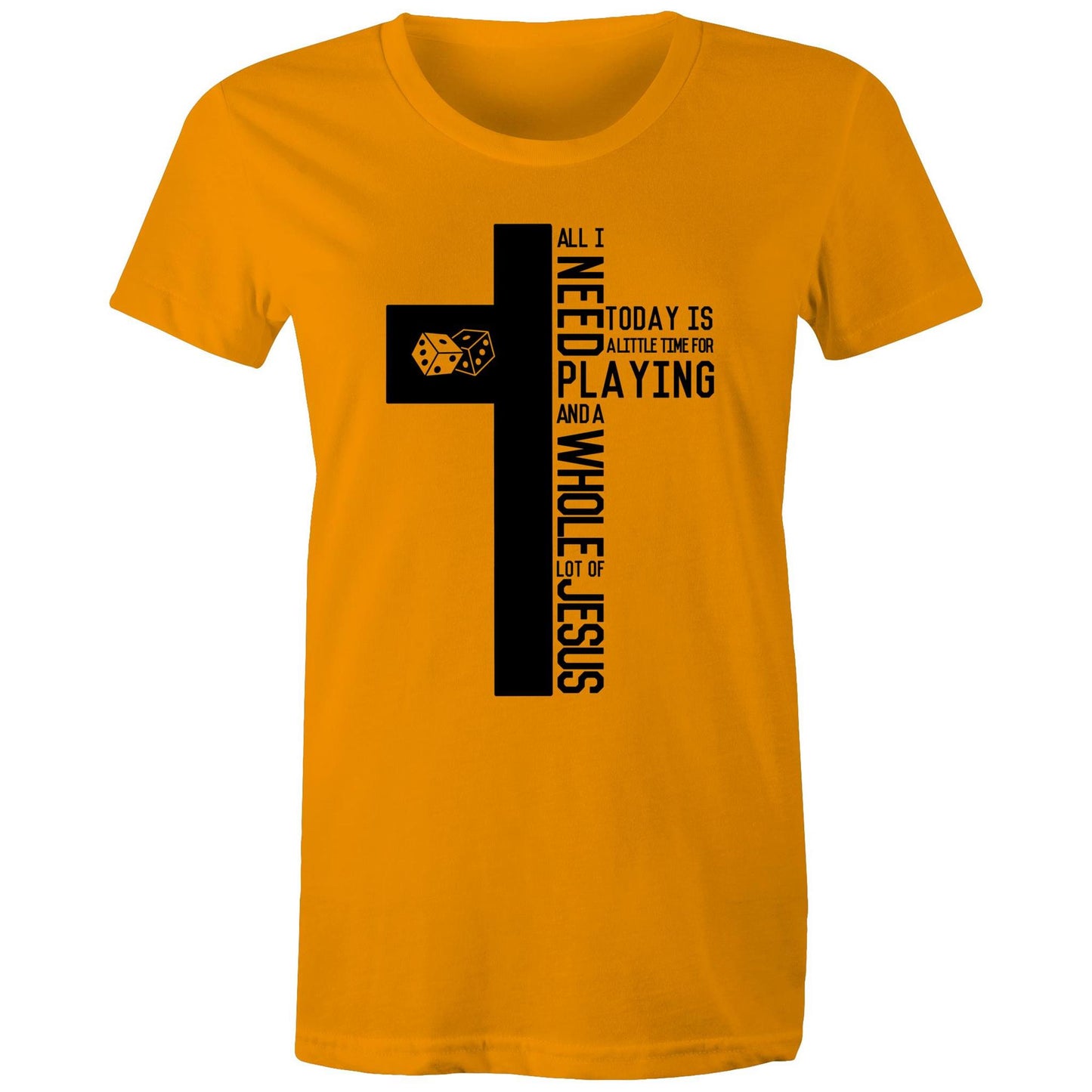 I Need Games & Jesus Women's T-Shirt