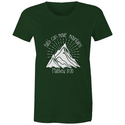 Faith Can Move Mountains Women's Tee