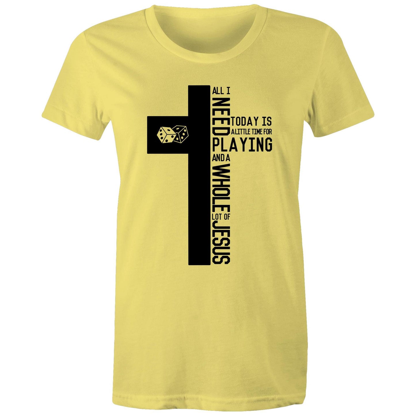 I Need Games & Jesus Women's T-Shirt