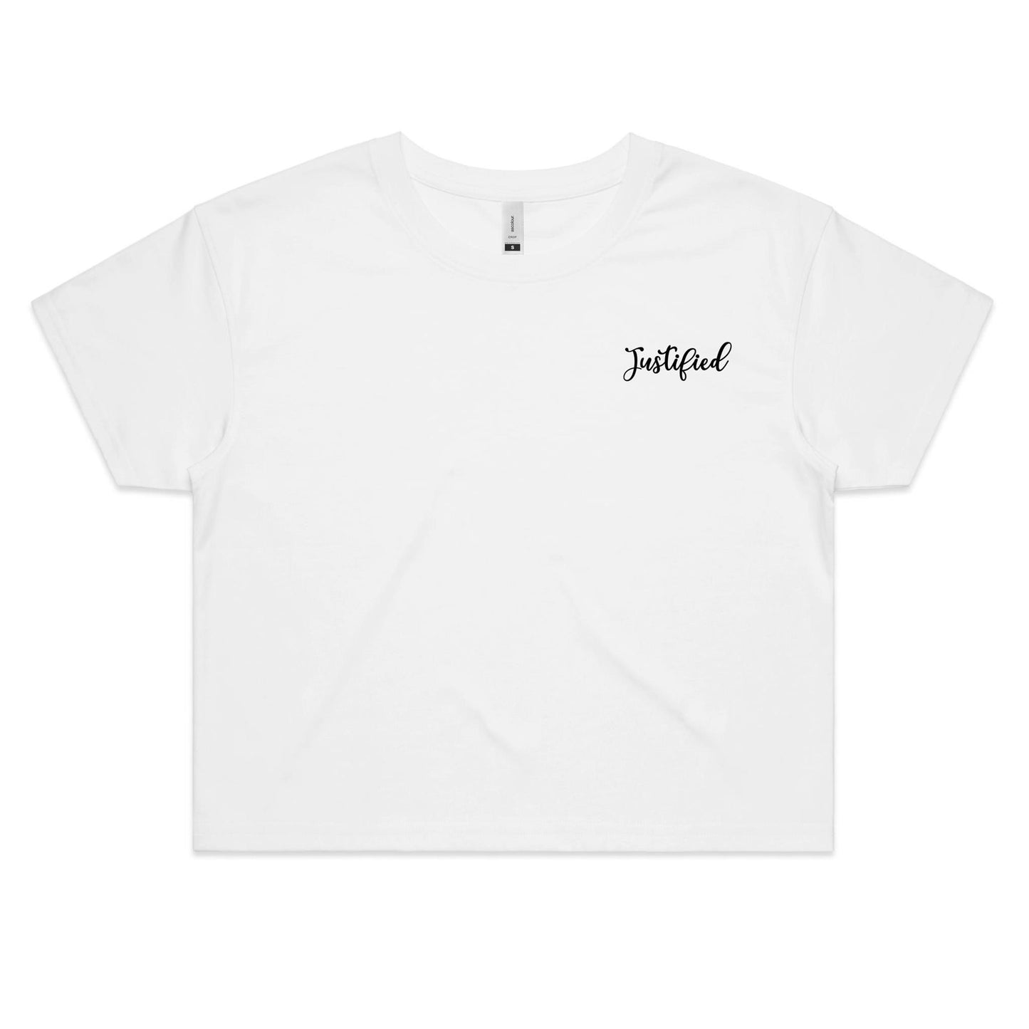 Justified Women's Crop Tee
