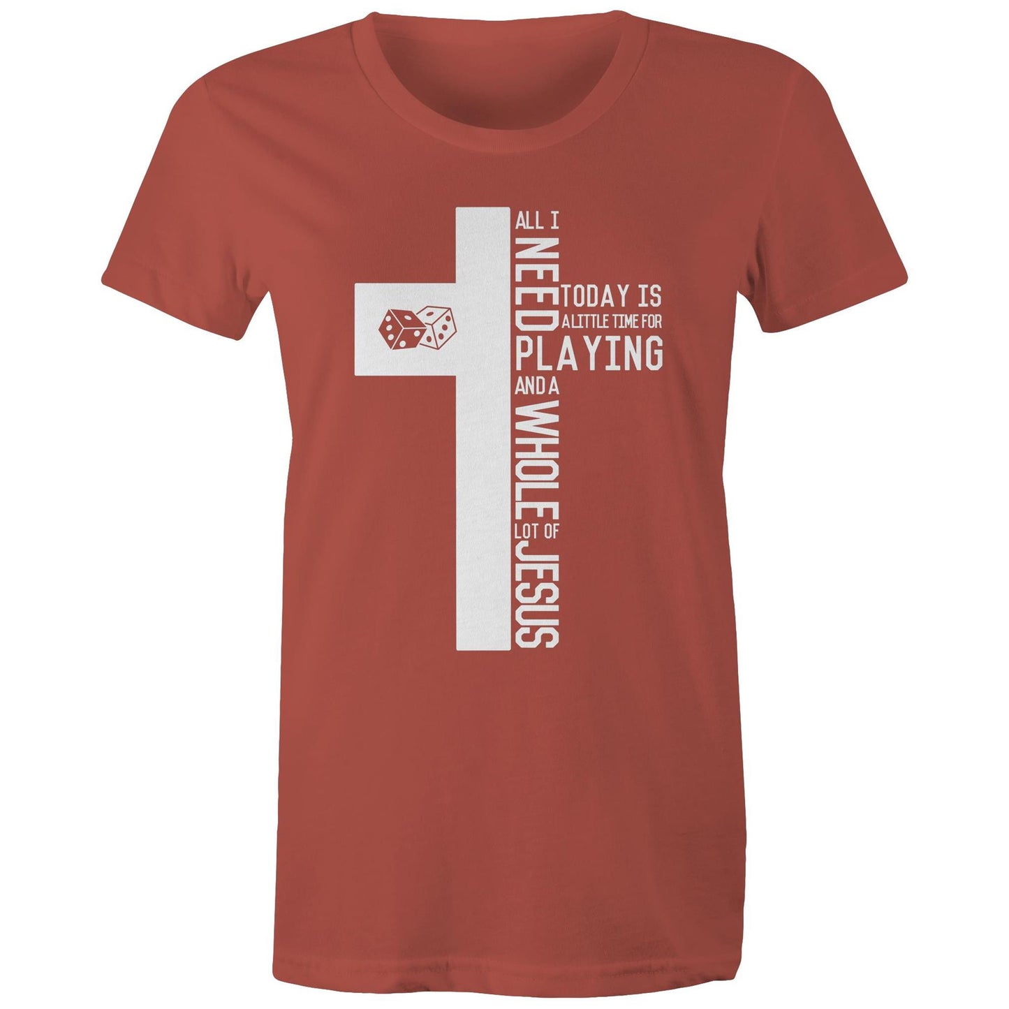 I Need Games & Jesus Women's T-Shirt