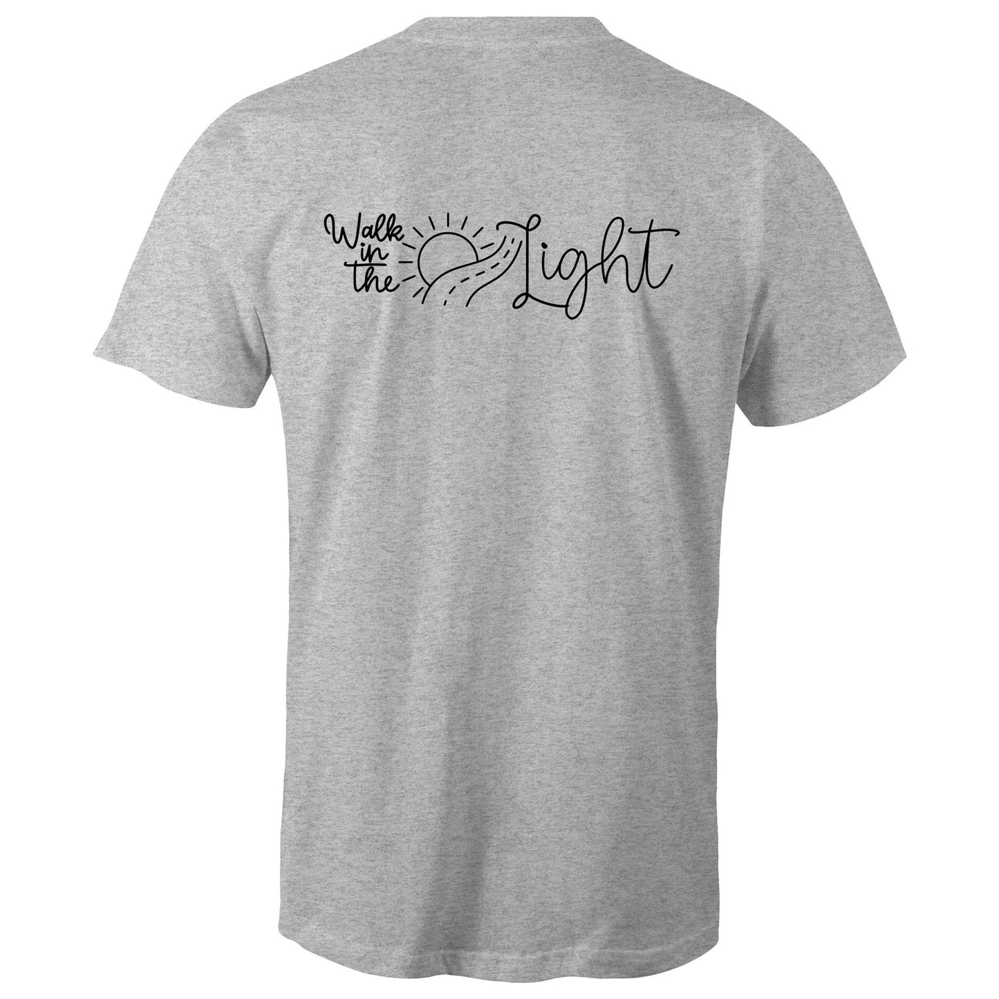 Walk in the Light Men's Christian TShirt