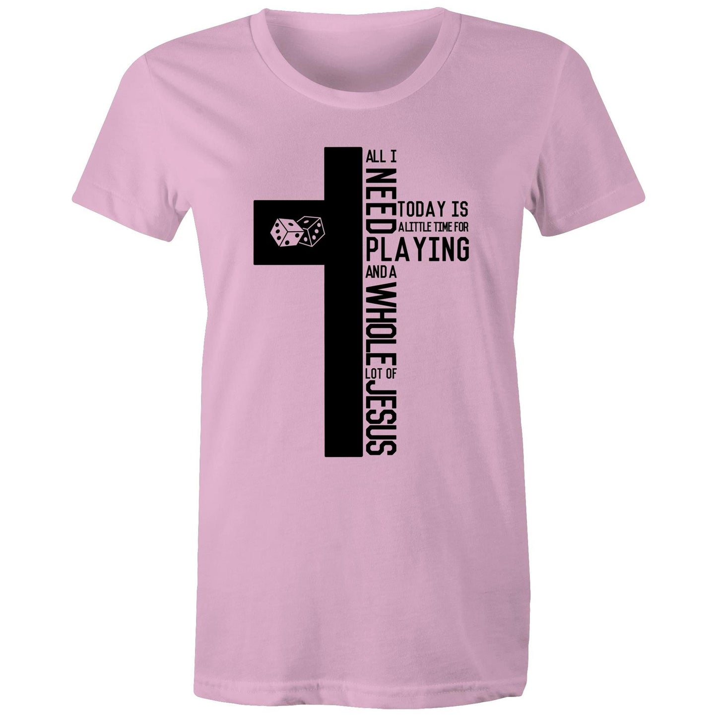 I Need Games & Jesus Women's T-Shirt