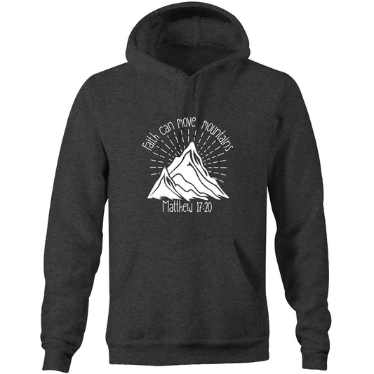 Faith Can Move Mountains Pocket Hoodie Sweatshirt