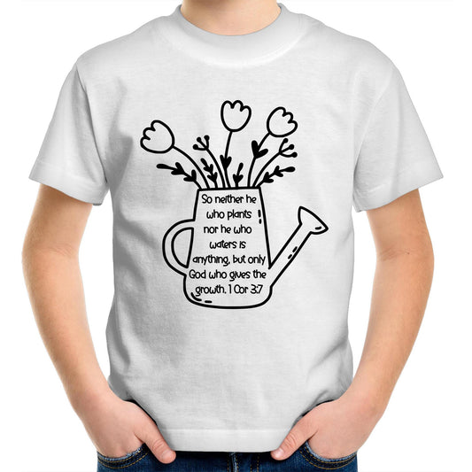 God Made It Grow Kids & Youth Christian T-Shirt