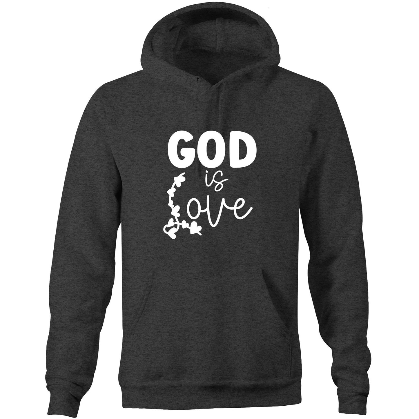 God is Love Pocket Hoodie Sweatshirt