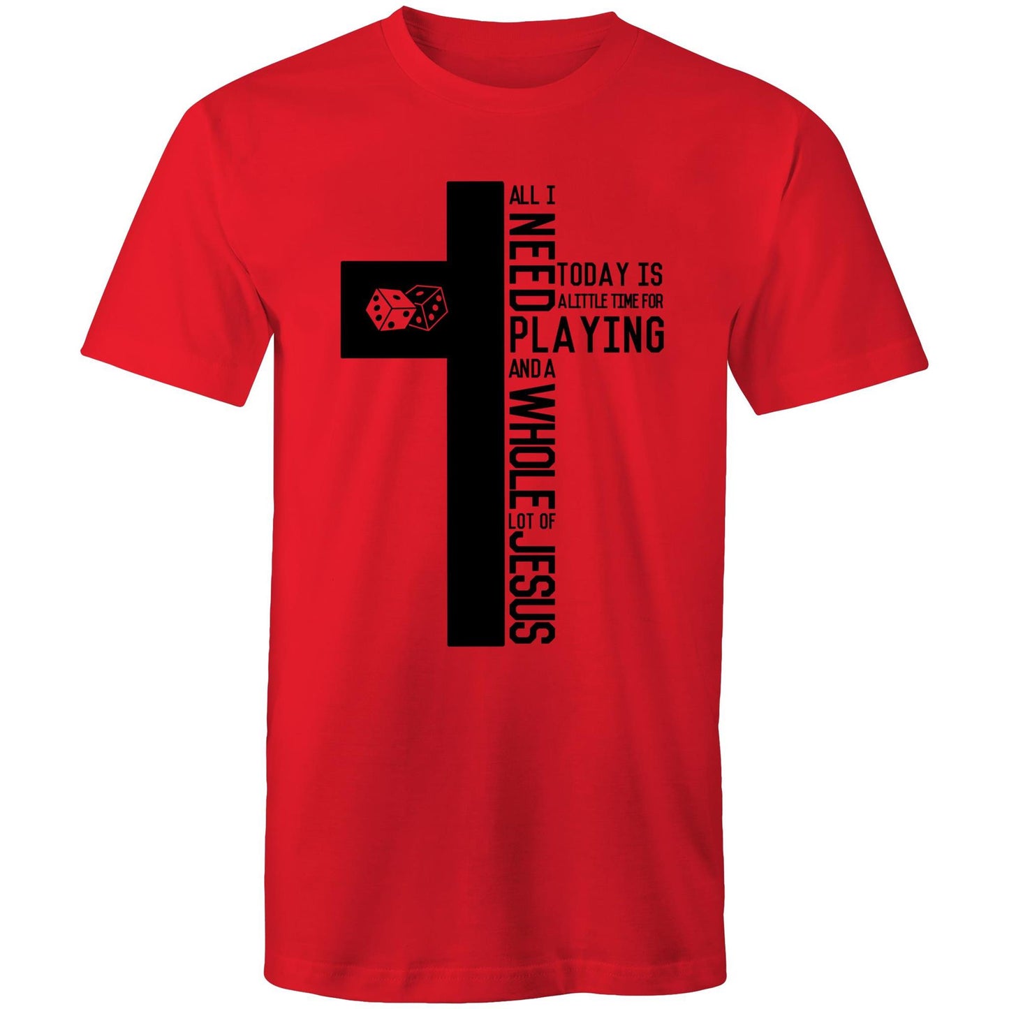 I Need Games & Jesus Men's T-Shirt