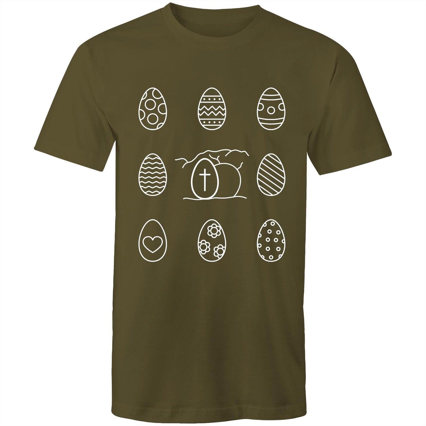 Easter Eggs and Jesus' Tomb Chrisitan Mens T-Shirt