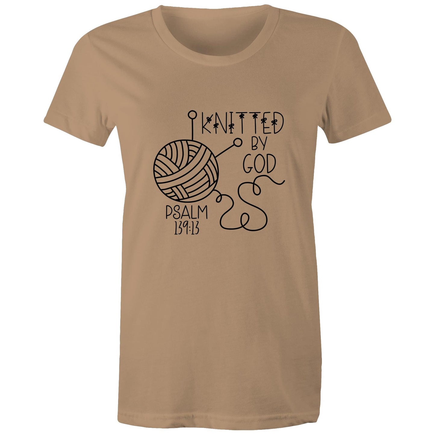 Knitted By God Women's Maple T-Shirt