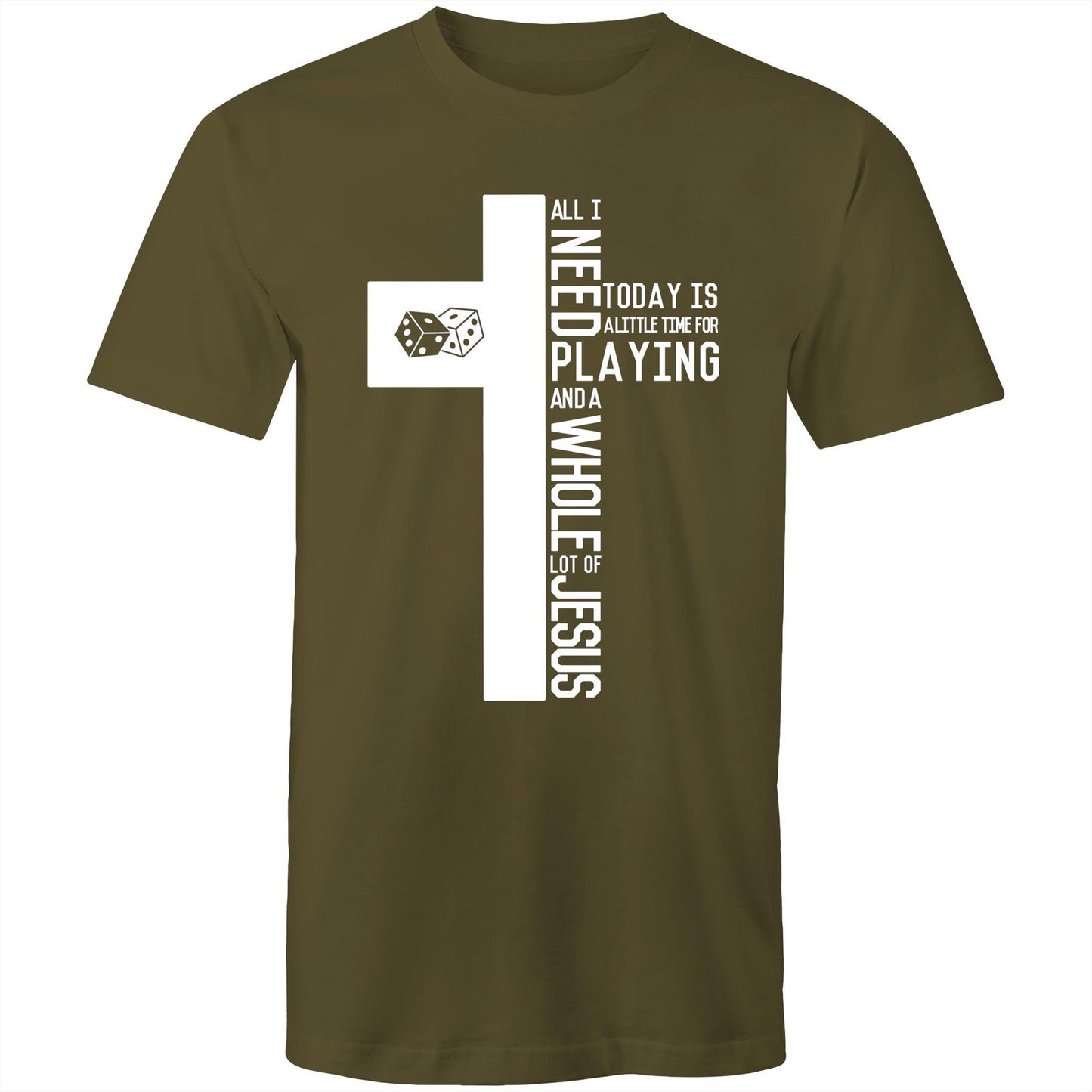 I Need Games & Jesus Men's T-Shirt