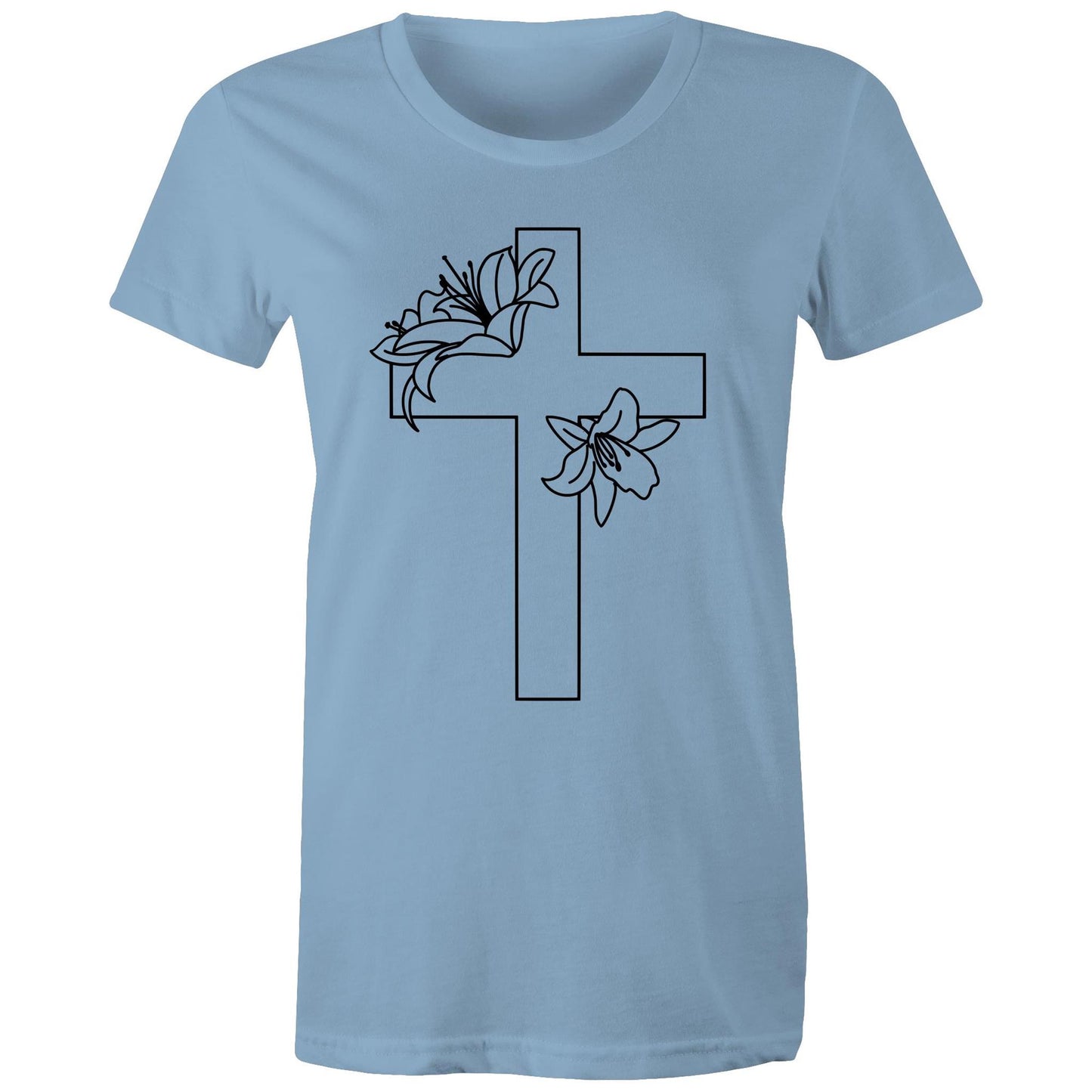 Lilies Cross Women's T-Shirt