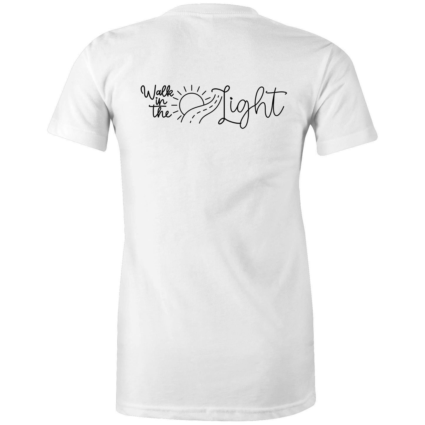 Walk in the Light Women's Christian TShirt