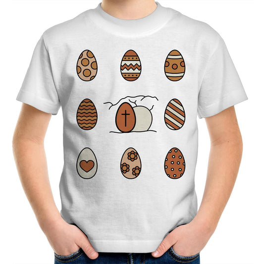 Easter Eggs and Jesus' Tomb Chrisitan Kids Youth T-Shirt