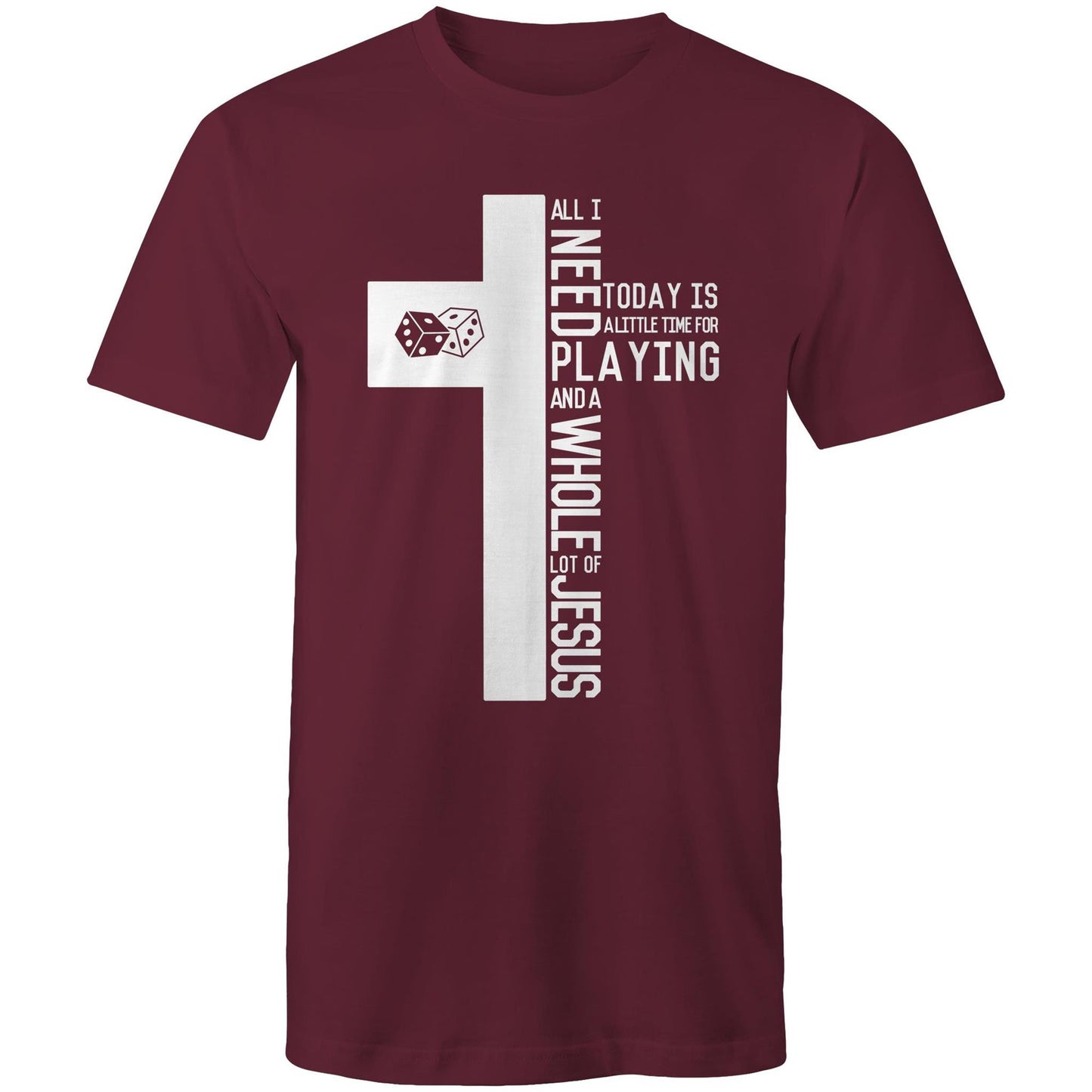 I Need Games & Jesus Men's T-Shirt