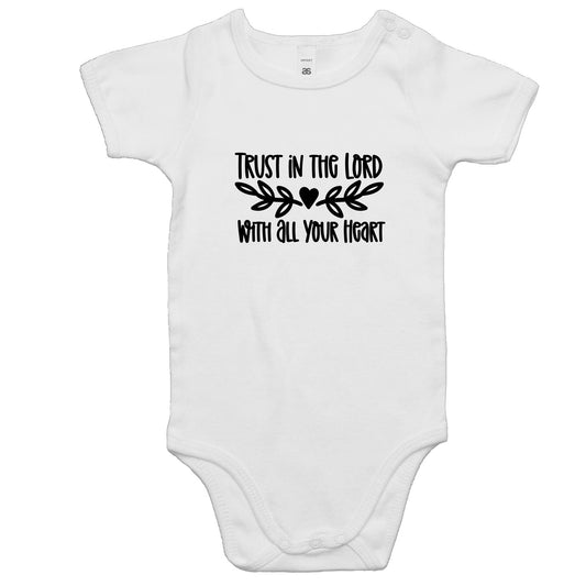 Trust in the Lord Baby Onesie Romper