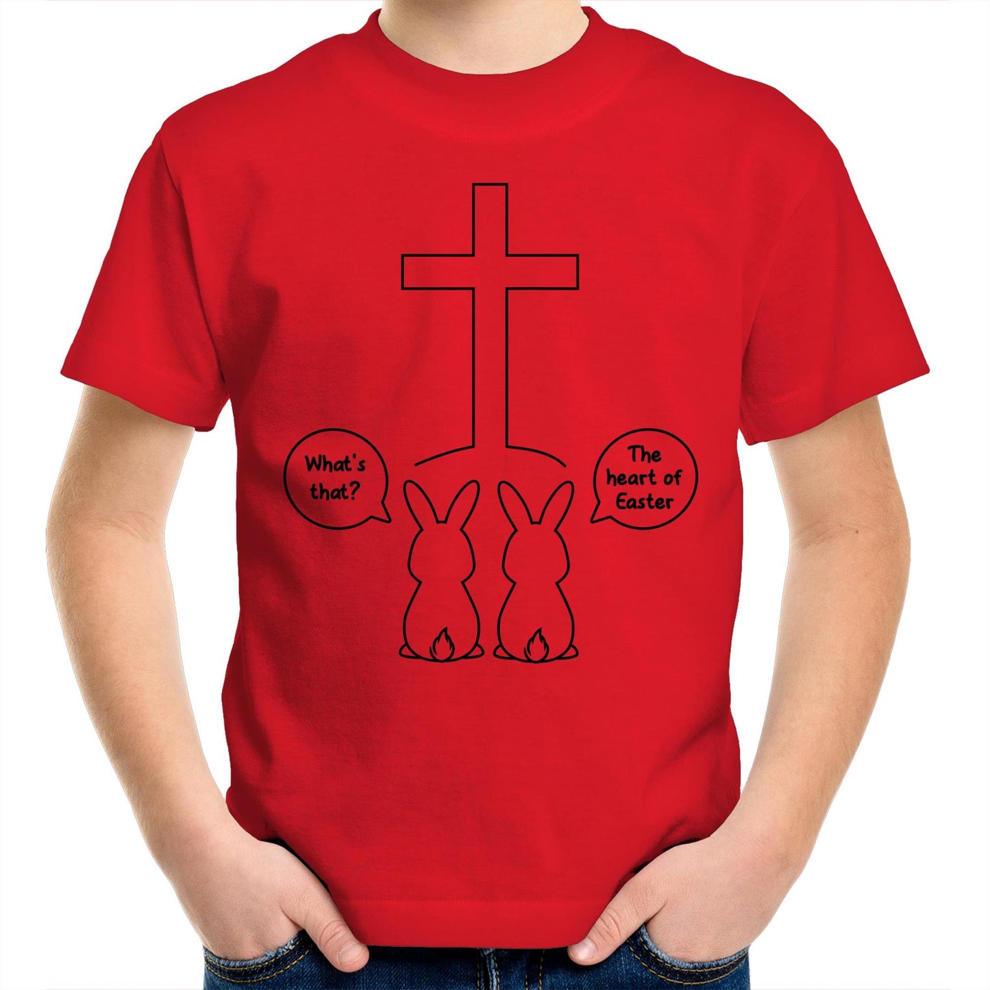 The heart of Easter Kids Youth T-Shirt