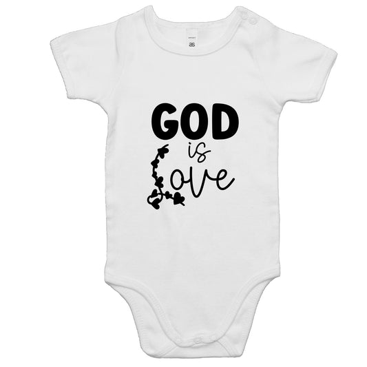 God is Love Baby Onesie Christian Romper