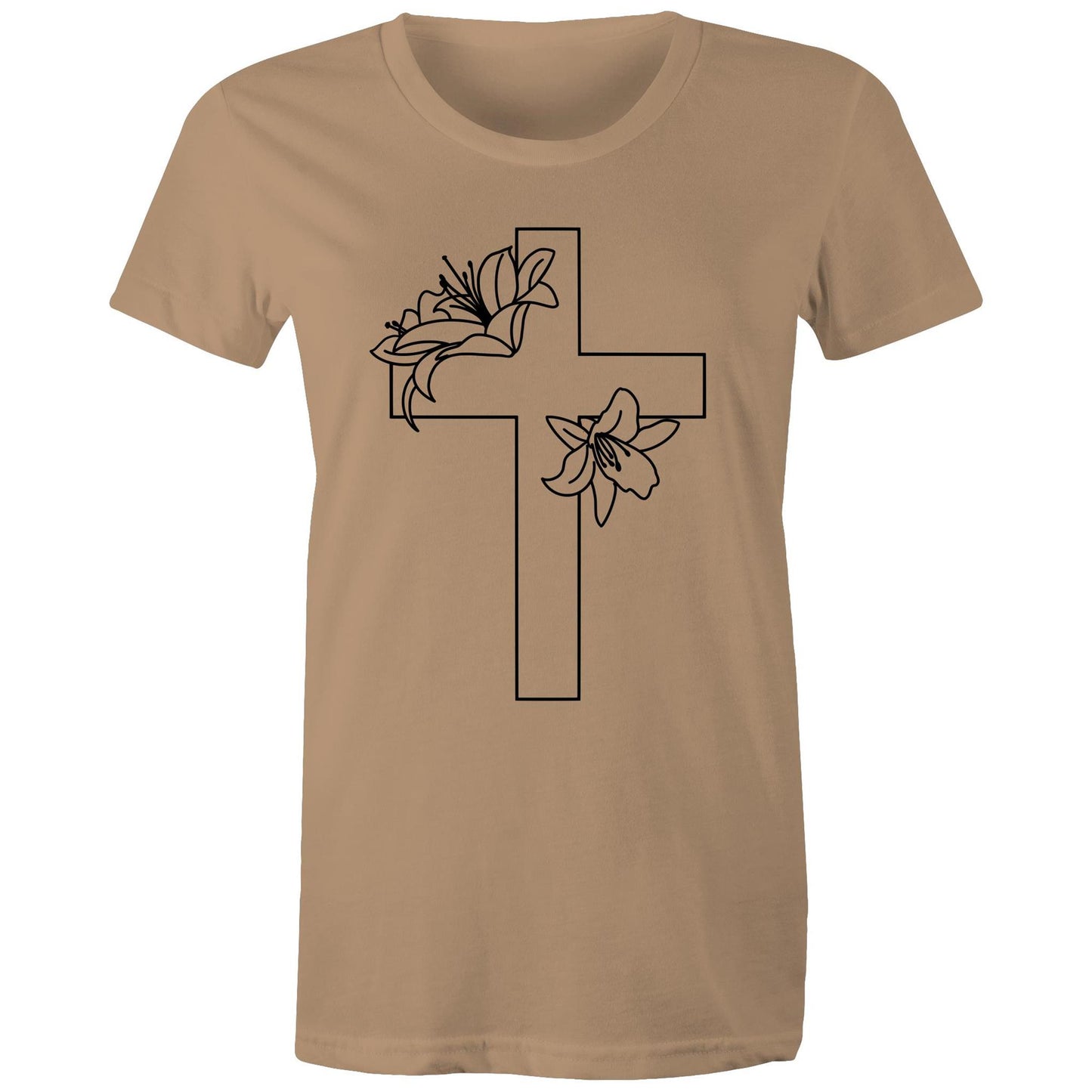 Lilies Cross Women's T-Shirt