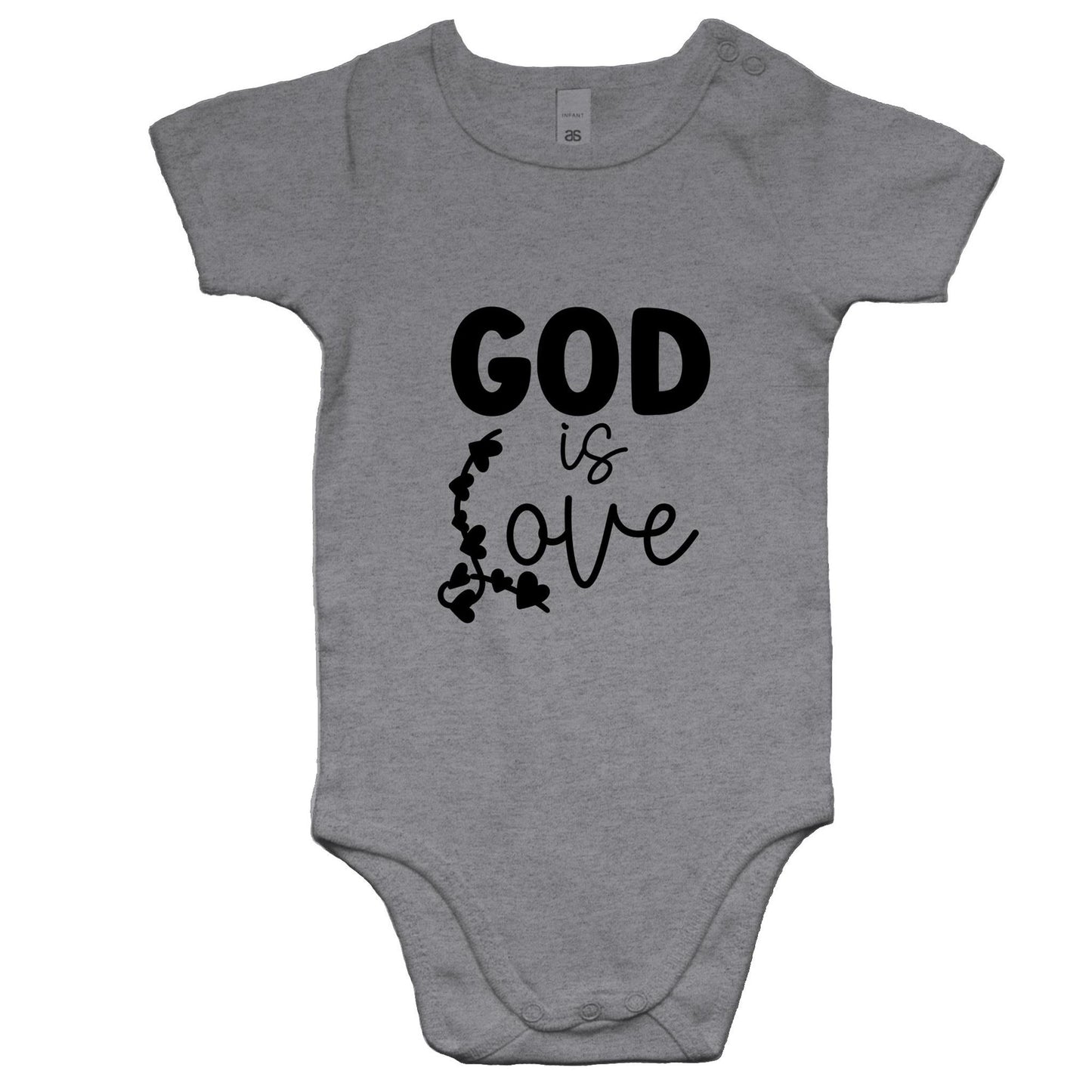 God is Love Baby Onesie Christian Romper